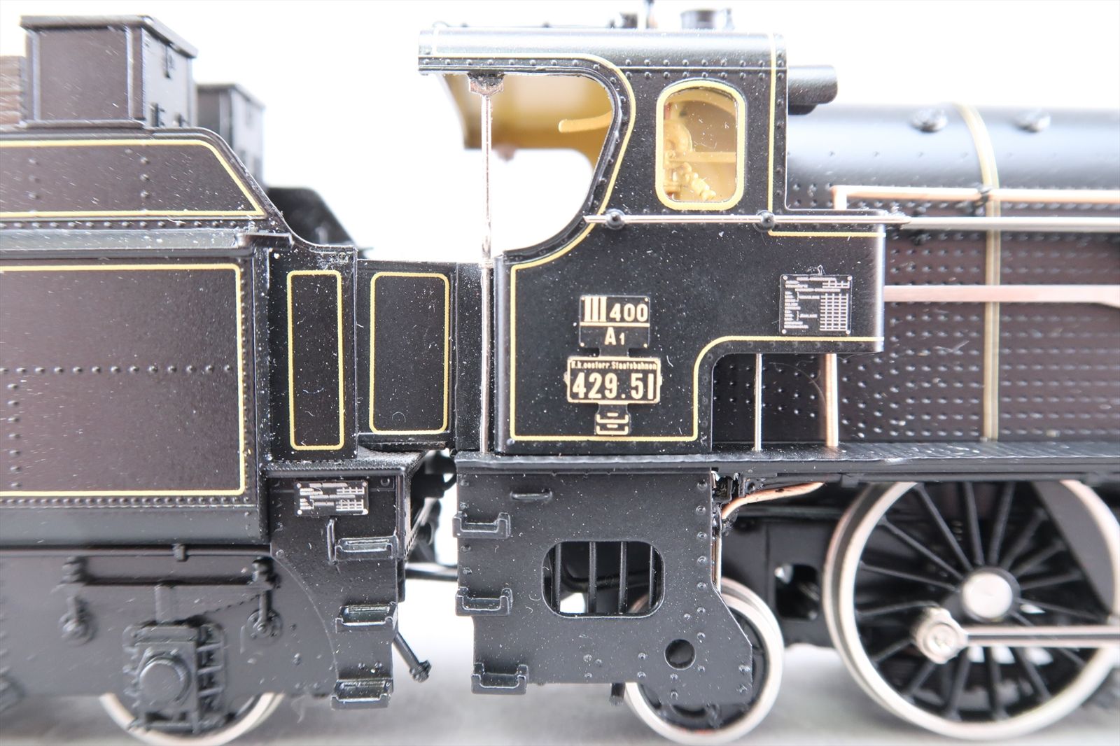 HO Brass Model - MMK 05701H kkStB Royal Austrian 2-6-2 429 Class Black ...