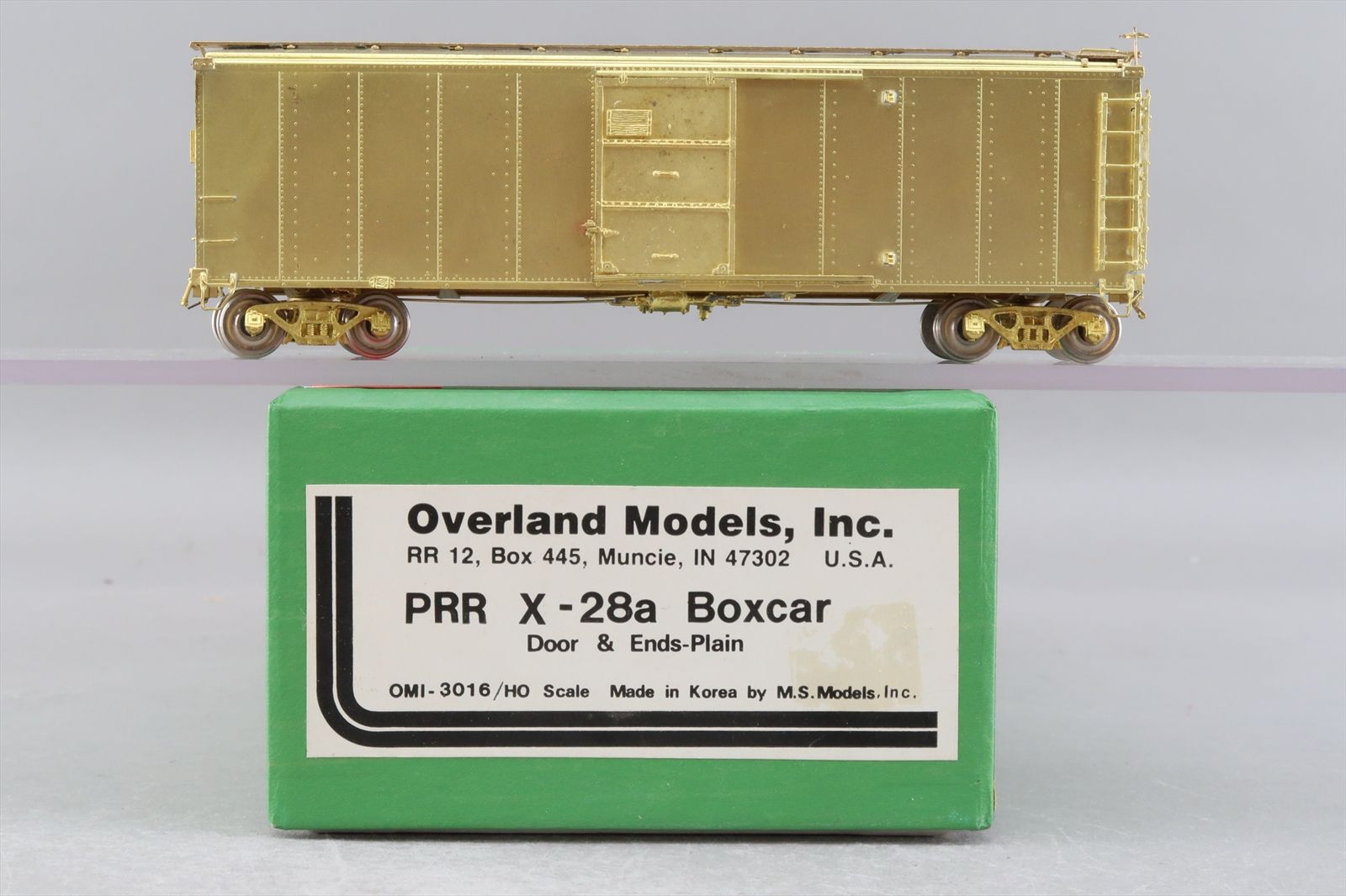HO Brass Model - OMI 3016 PRR Pennsylvania X-28a Boxcar Box Car ...