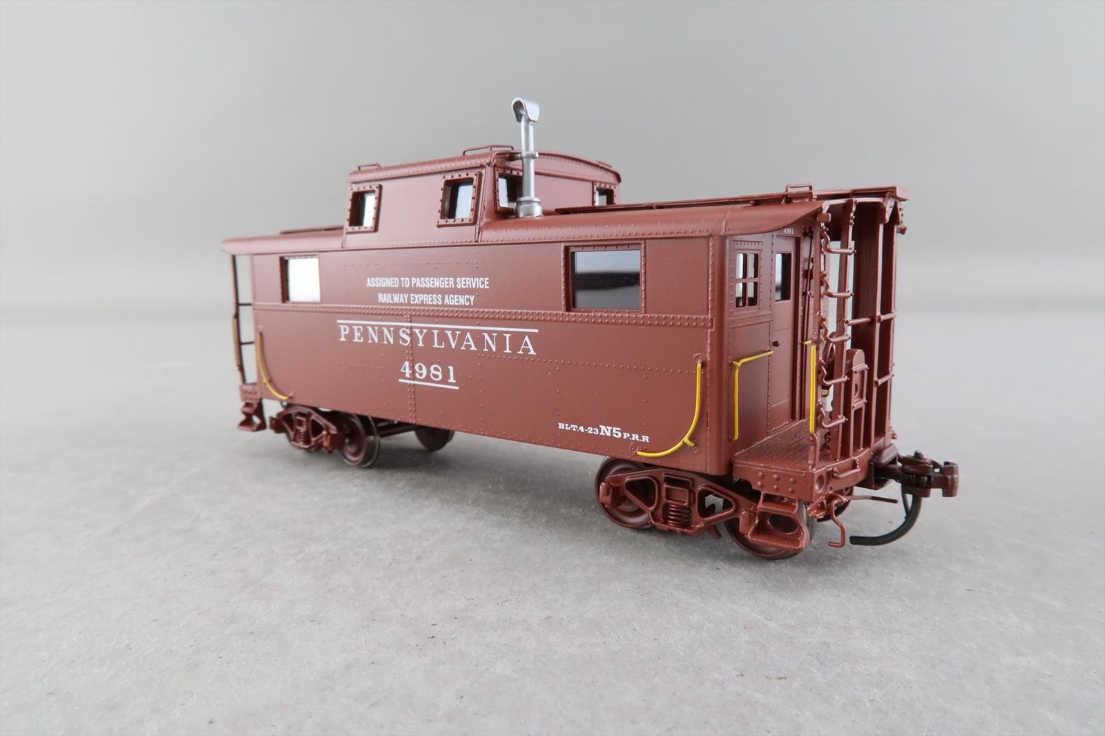 HO Brasss Model - DP 3101B PRR Pennsylvania N5 Caboose #4981 - F/P ...