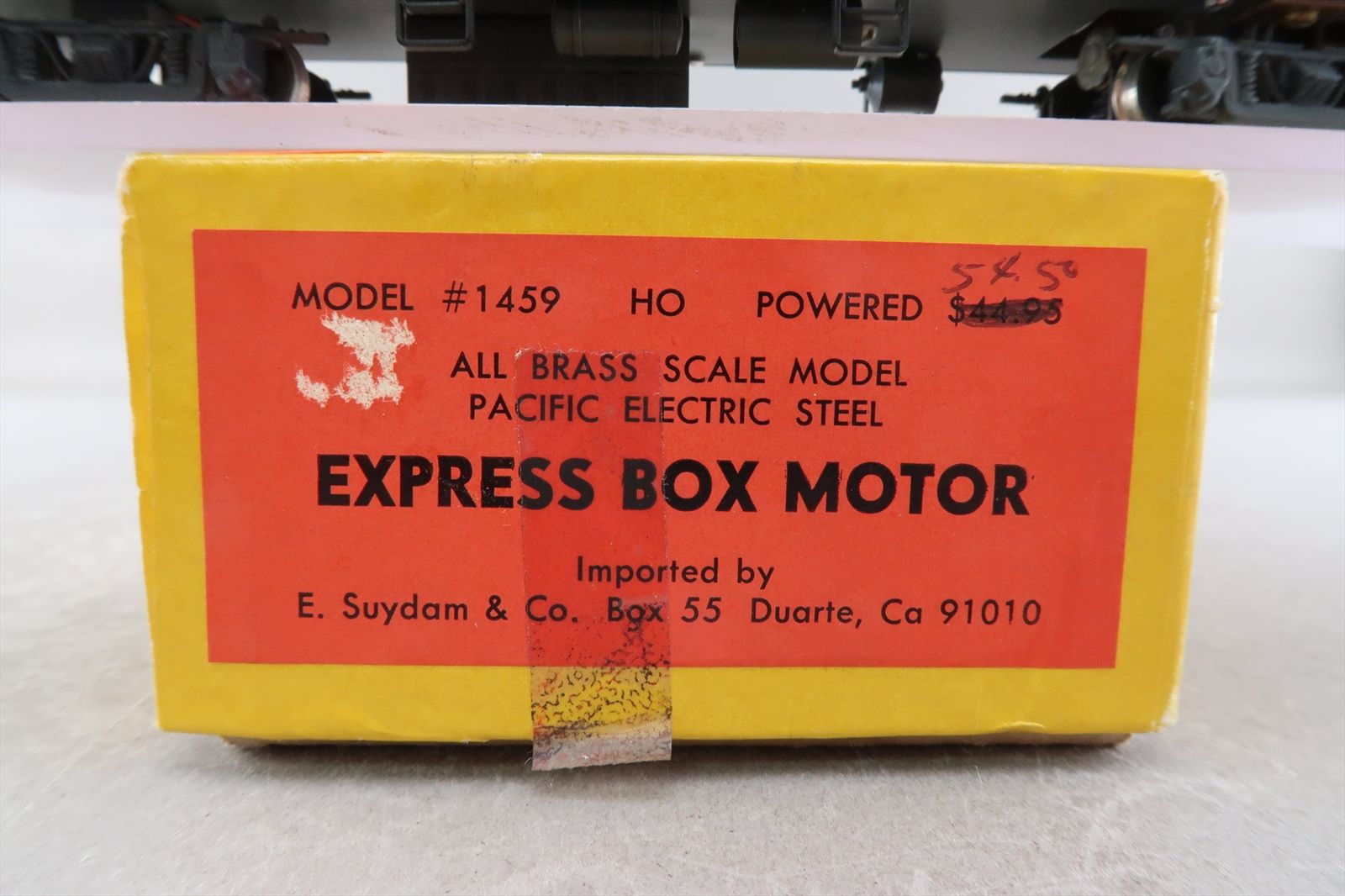 HO Brass Model - Suydam 1459 PE Pacific Electric Express Box Motor ...