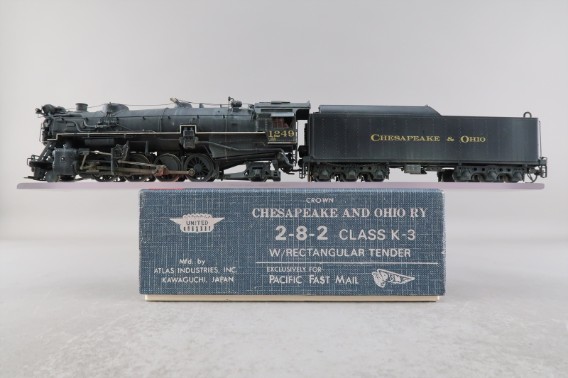 HO Brass - Key Imports Chesapeake & Ohio C&O T1 2-10-4 FP CS