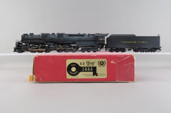 Nゲージ キーインポーツ KEY C&O T1 2-10-4 真鍮製 - 鉄道模型