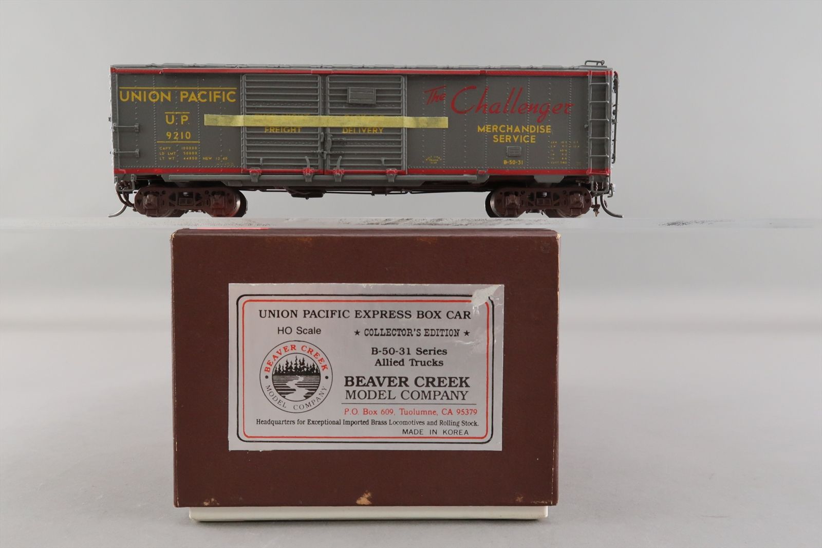 HO Brass Model - BCM Beaver Creek UP Union Pacific B-50-31 Express ...