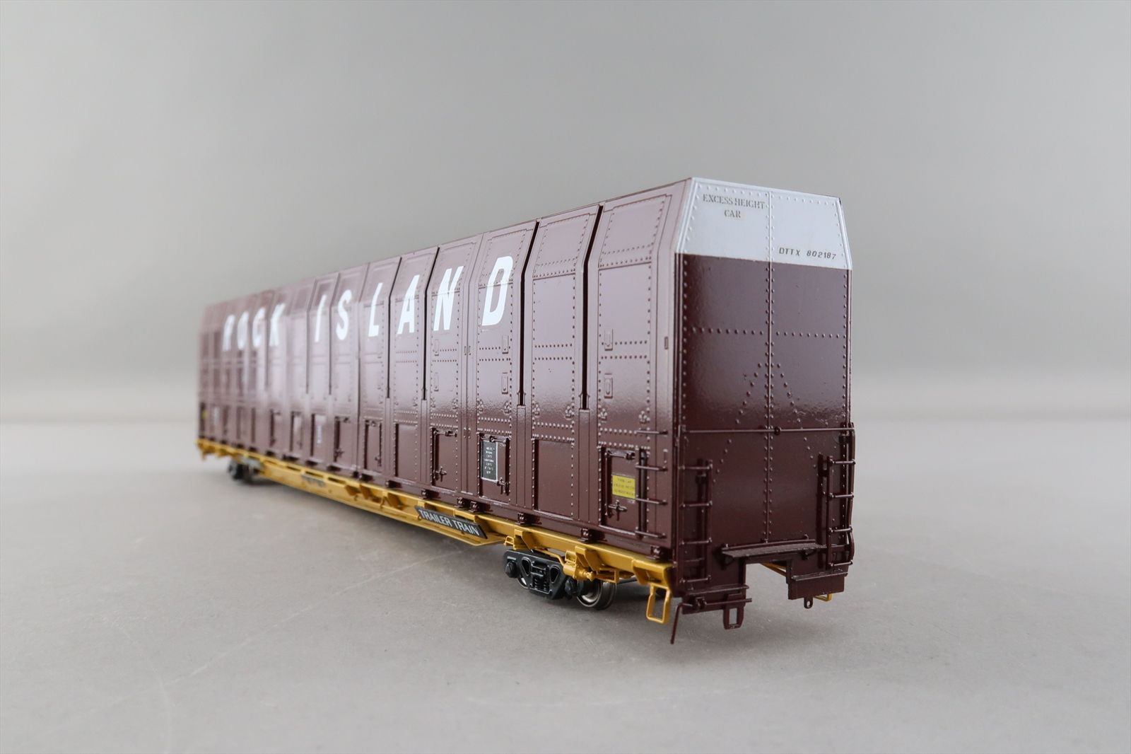 HO Brass Model - OMI 3010.7 RI CRI&P Rock Island TTVX Trailer Train ...