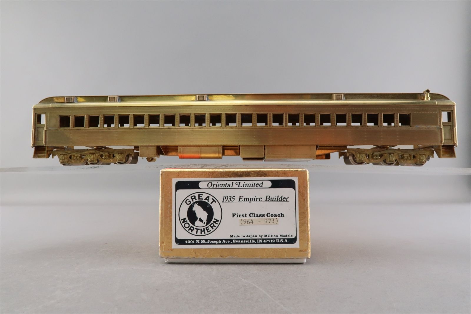 HO Brass Model - Oriental GN Great Northern First 1st Class Coach 1935 ...