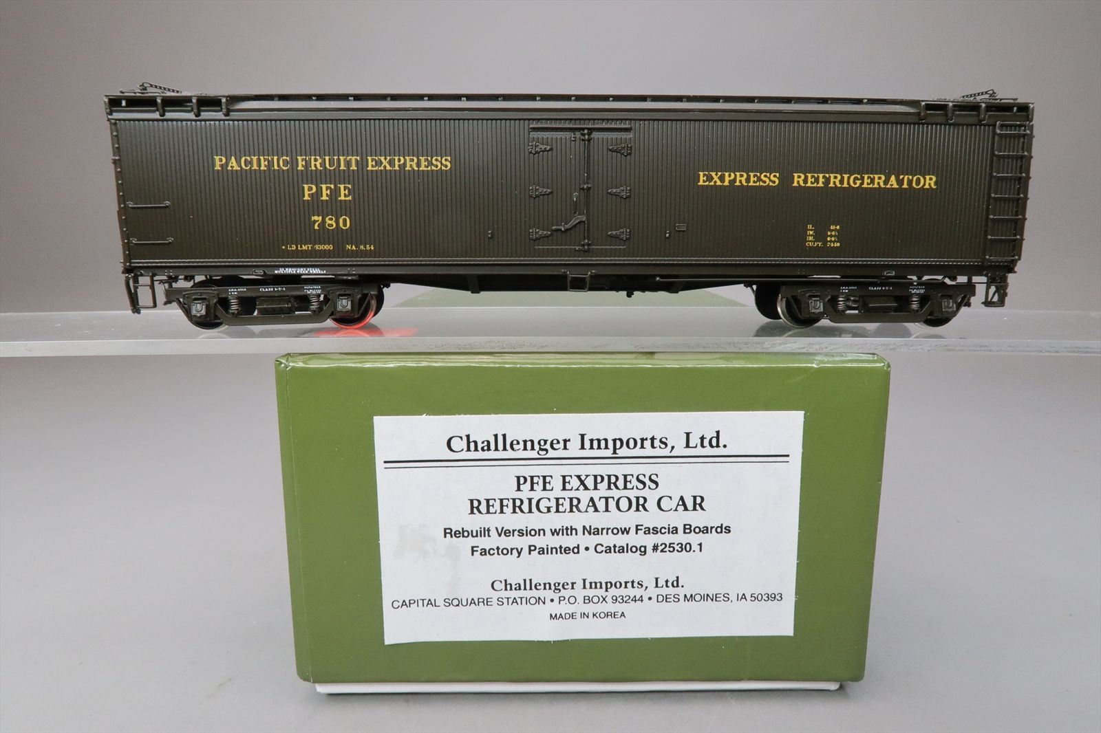 HO Brass Model - CIL 2530.1 PFE Pacific Fruit Express Reefer ...