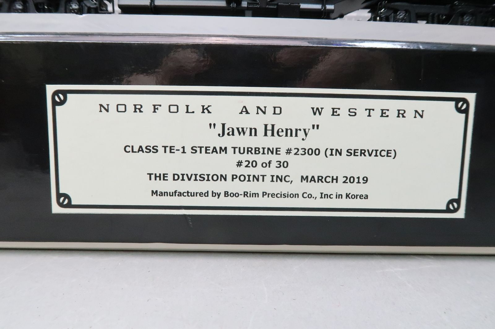 HO Brass Model - DP 0815.0 N&W Norfolk & Western Jawn Henry 6-6-6-6 In ...