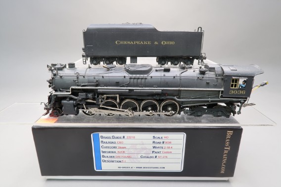 LUMBERT CHESAPEAKE &OHIO C-15A 0-8-0 完成品 HO Brass Lambert C&O - Chesapeake & Ohio C-15a 0-8-0 Custom