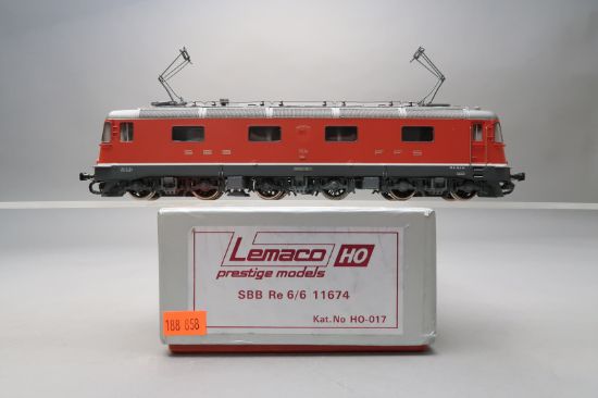 HO Brass Model - Lemaco HO-017 SBB Swiss Federal Railways Re 6/6 I