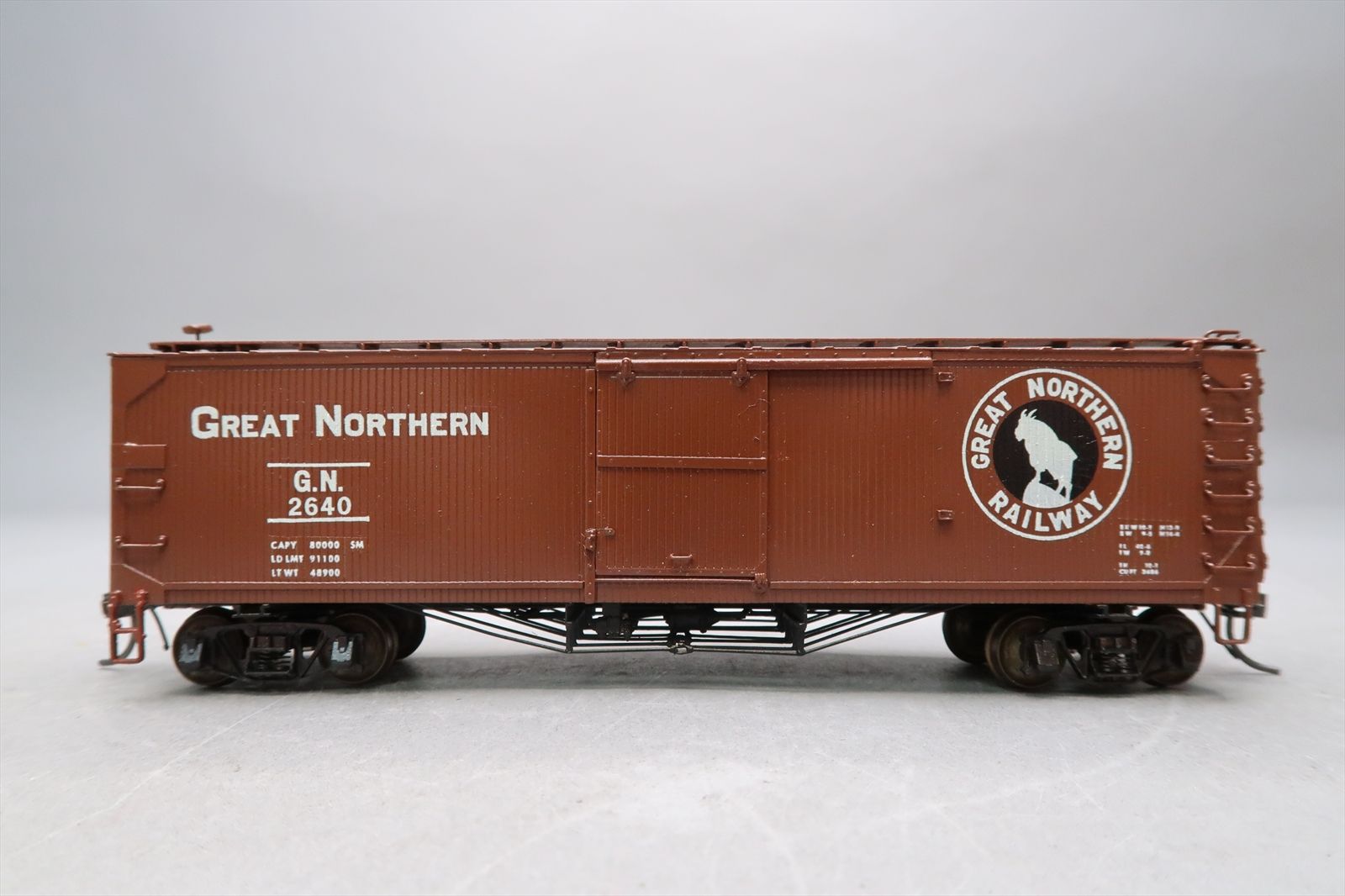 HO Brass Model - NPP 2625 (E-2) GN Great Northern Boxcar AB Brake ...