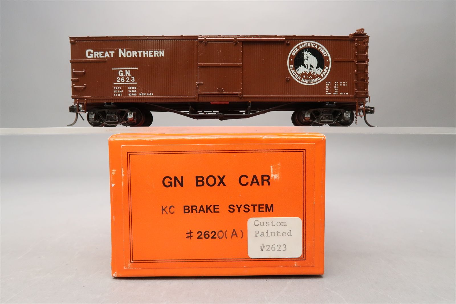 HO Brass Model - NPP 2620 (A) GN Great Northern Boxcar KC Brake System ...