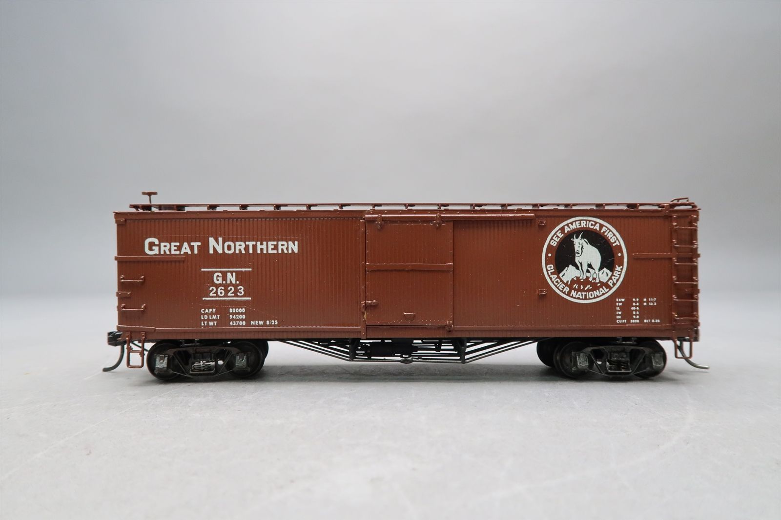 HO Brass Model - NPP 2620 (A) GN Great Northern Boxcar KC Brake System ...