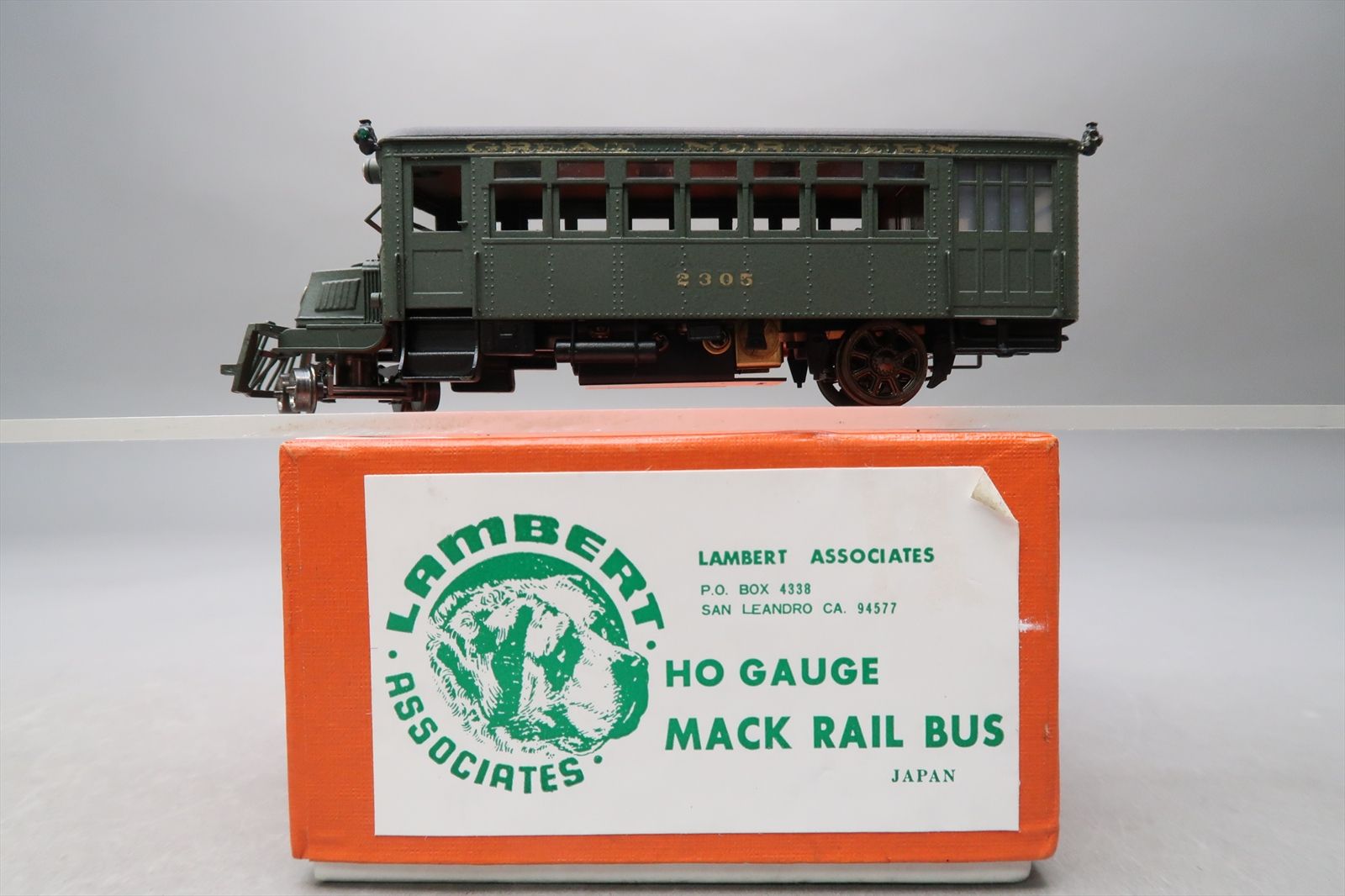 HO Brass Model - Lambert GN Great Northern Mack Rail Bus Railbus #2305 ...