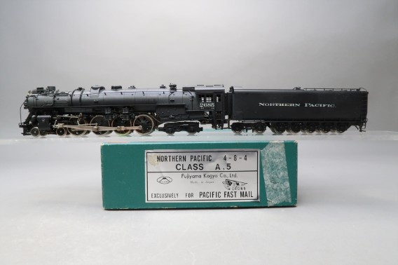 鉄道模型 Fujiyama Kogyo N.P 4-8-4 CLASS A.5 HO Brass PFM - Fujiyama NP - Northern Pacific 4-8-4 Class A
