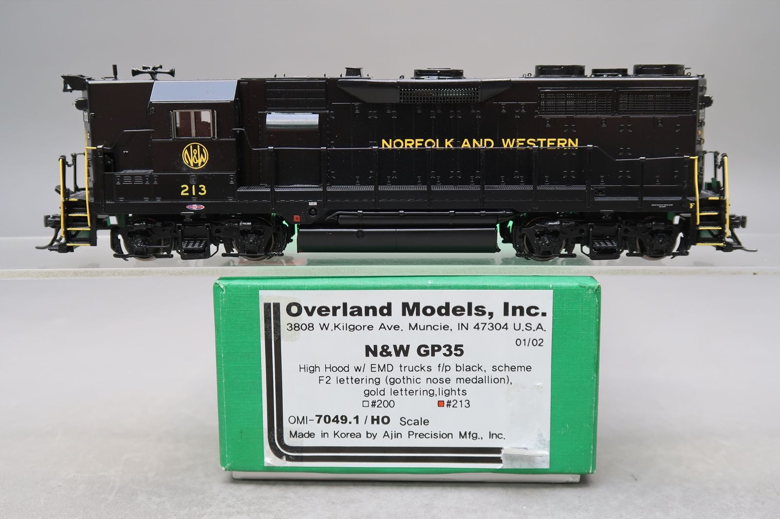 HO Brass Model - OMI 7049.1 N&W Norfolk & Western GP-35 High Hood #213 ...