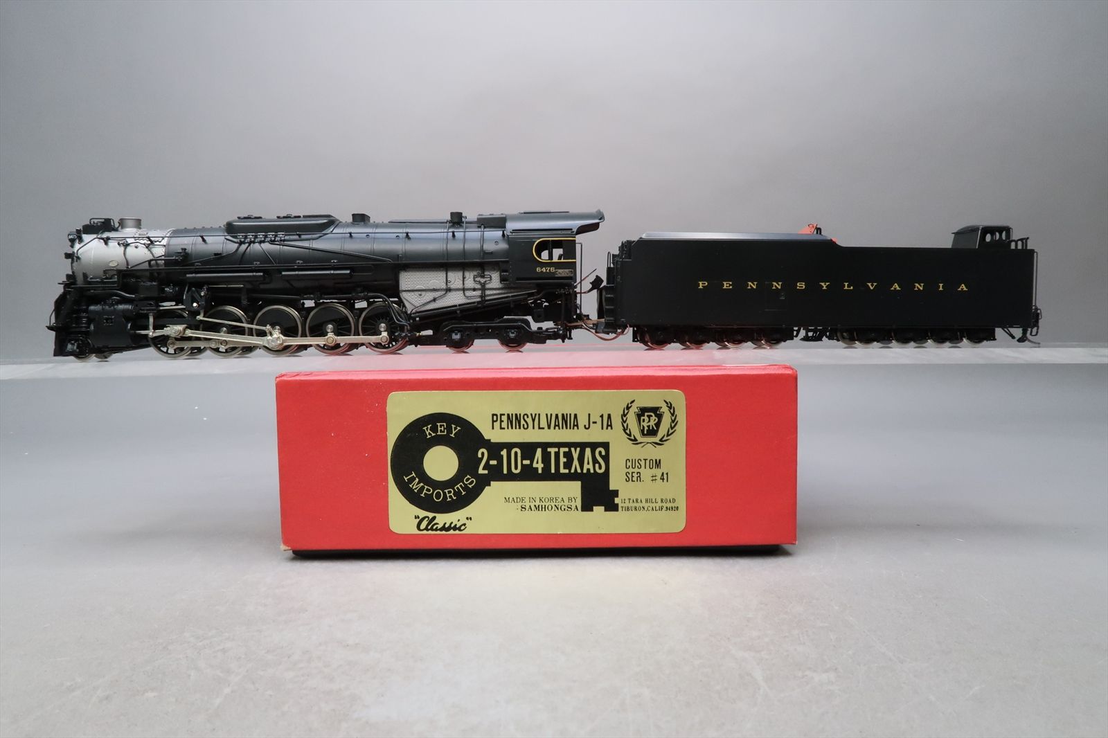 HO Brass Model - Key CS#41 PRR Pennsylvania J-1A 2-10-4 #6475 - F/P ...