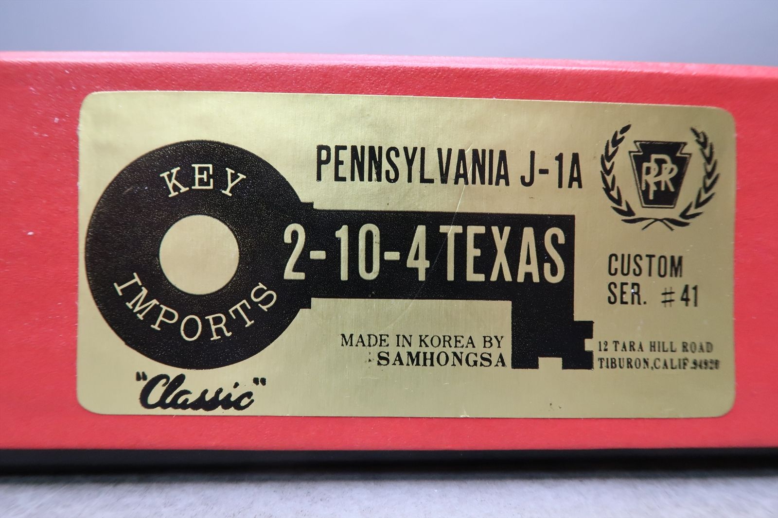 HO Brass Model - Key CS#41 PRR Pennsylvania J-1A 2-10-4 #6475 - F/P ...