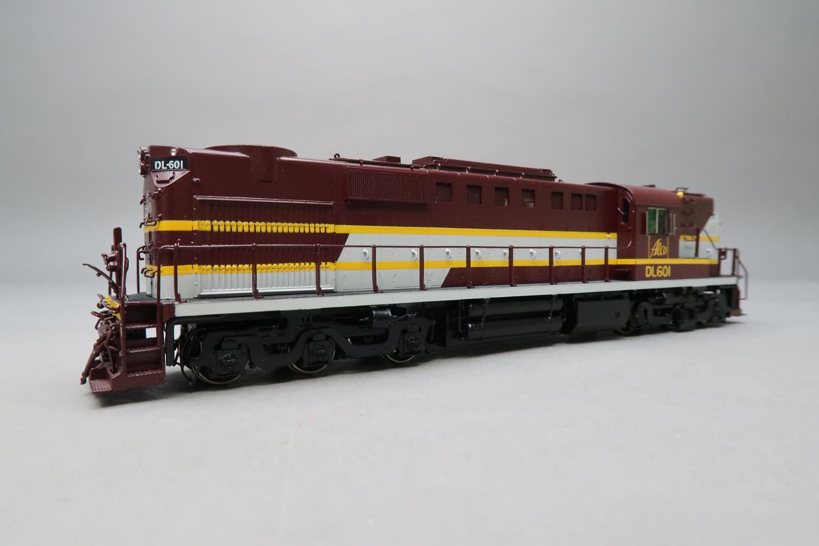 HO Brass Model - OMI 6900.1 ALCO RSD7 Demo Demonstrator Gray / Maroon ...