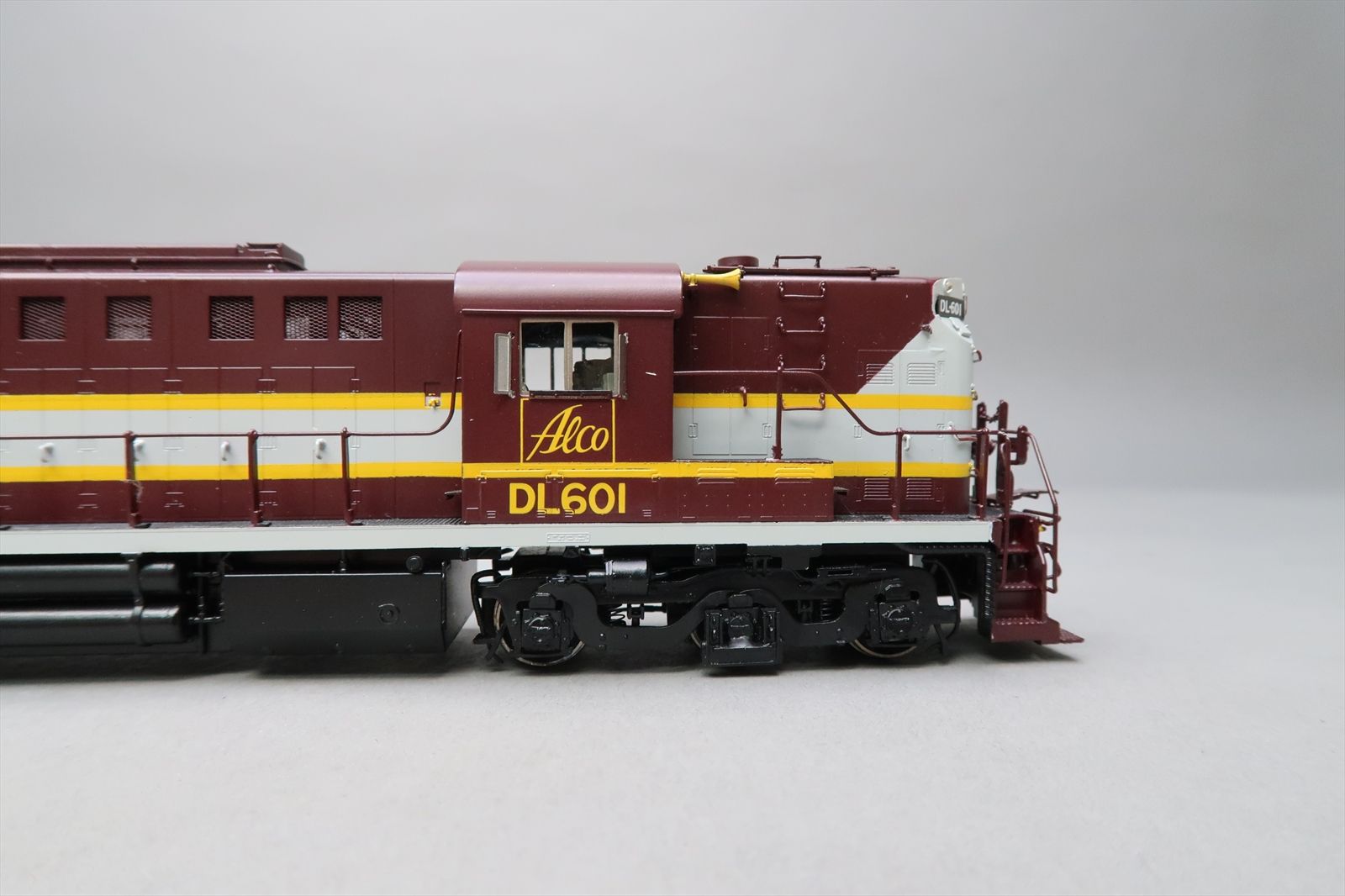 HO Brass Model - OMI 6900.1 ALCO RSD7 Demo Demonstrator Gray / Maroon ...