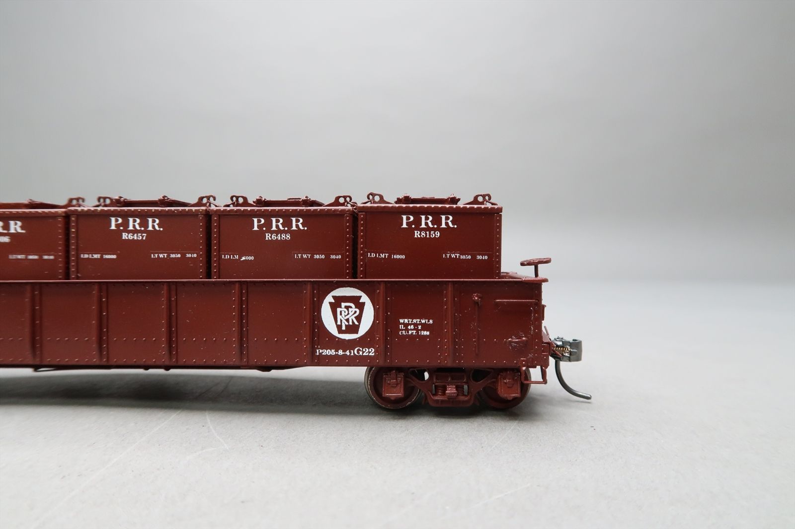 HO Brass Model - Railworks R-137 PRR Pennsylvania G-22 Container Car w ...