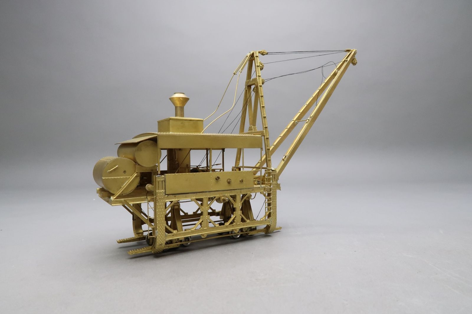 HO Brass Model - OMI 3041 McGiffert Log Loader MOW Maintenance of Way ...