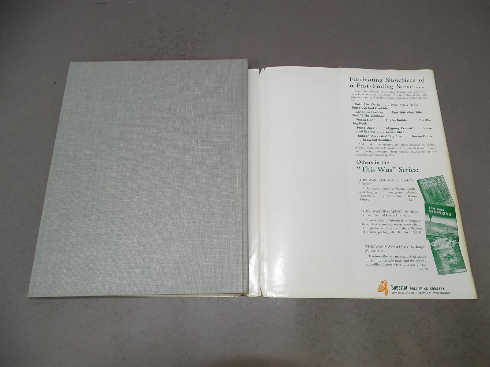 Railroad Book - This Was Railroading - George B. Abdill - 192 Pages ...