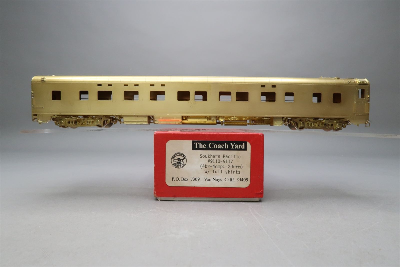HO Brass Model - TCY 0045 SP Southern Pacific 4-4-2 Sleeper w/ Full ...