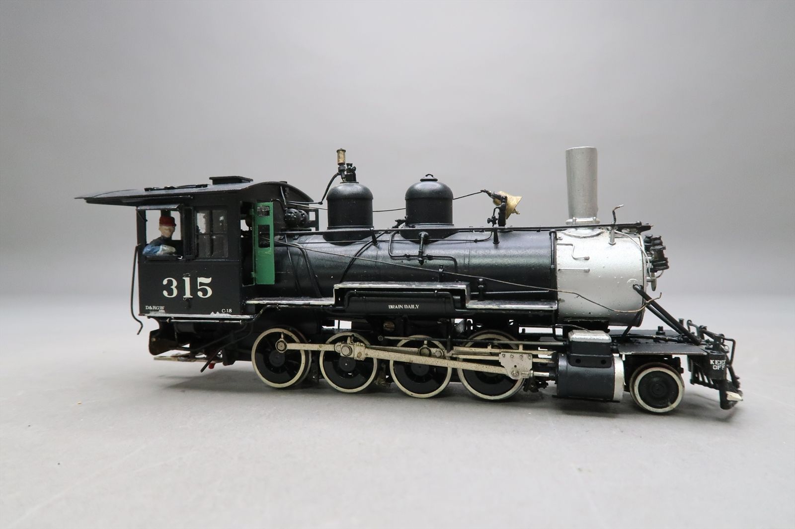 Sn3 Brass Model - PBL D&RGW Rio Grande C-18 2-8-0 #315 - Custom ...