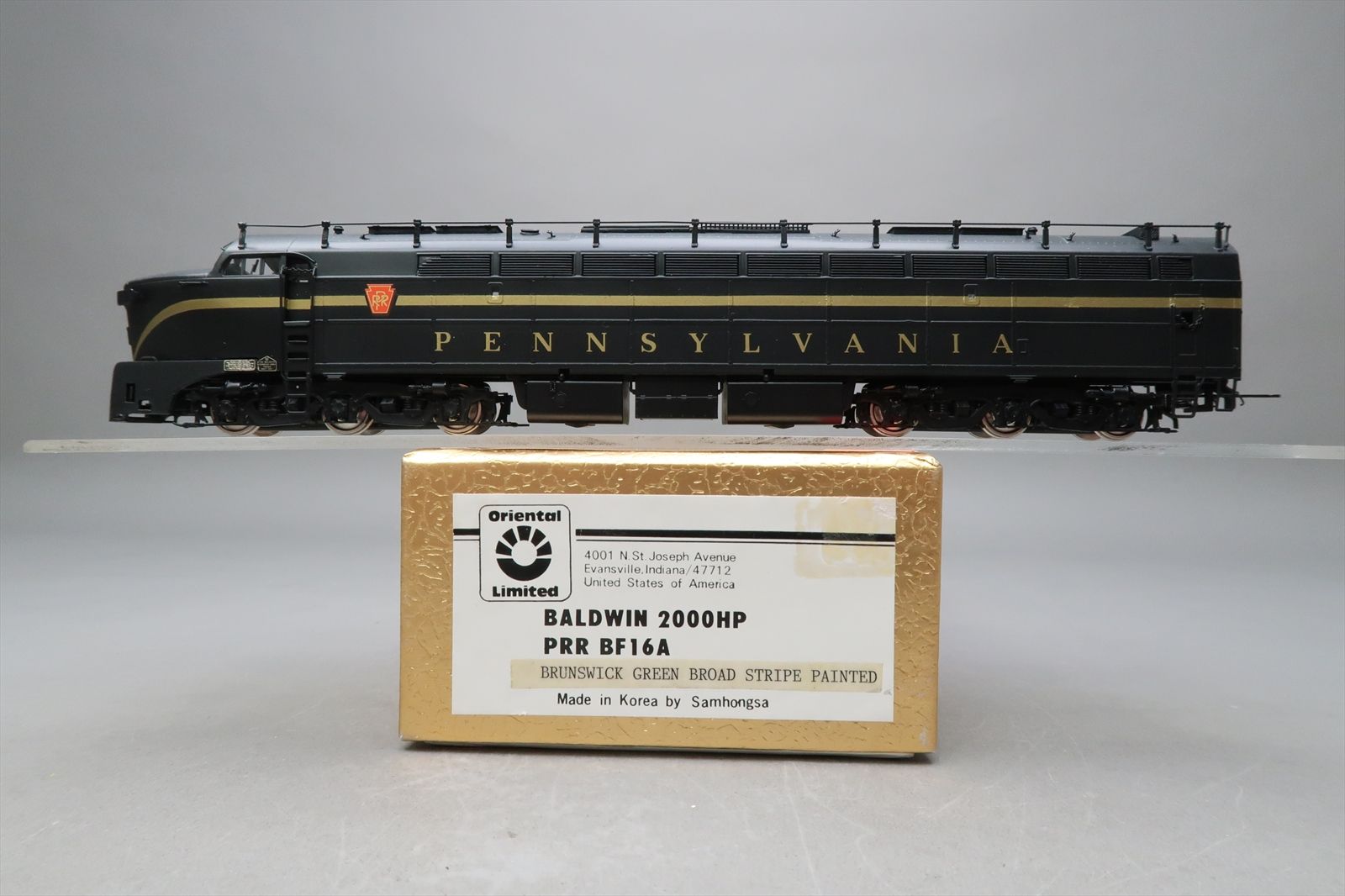 HO Brass Model - Oriental PRR Pennsylvania BF16 BF16A 2000HP Brunswick ...