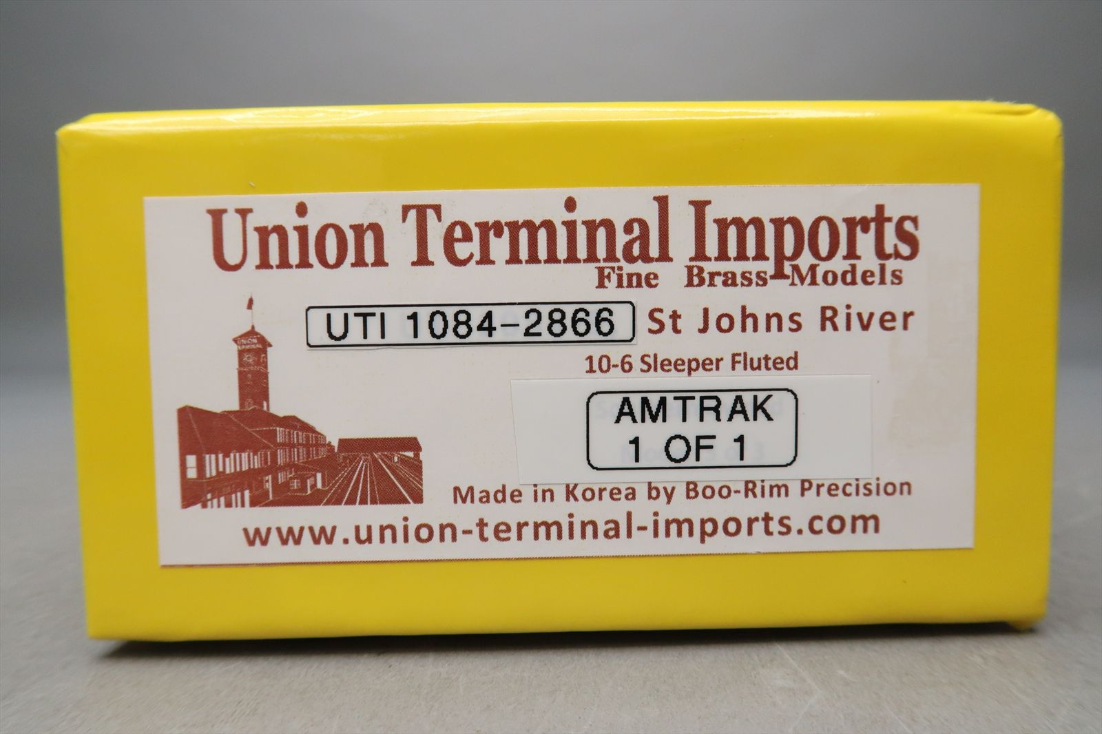 HO Brass Model - UTI 1084-1 1084-2866 SOU Southern Amtrak 10-6 Fluted ...