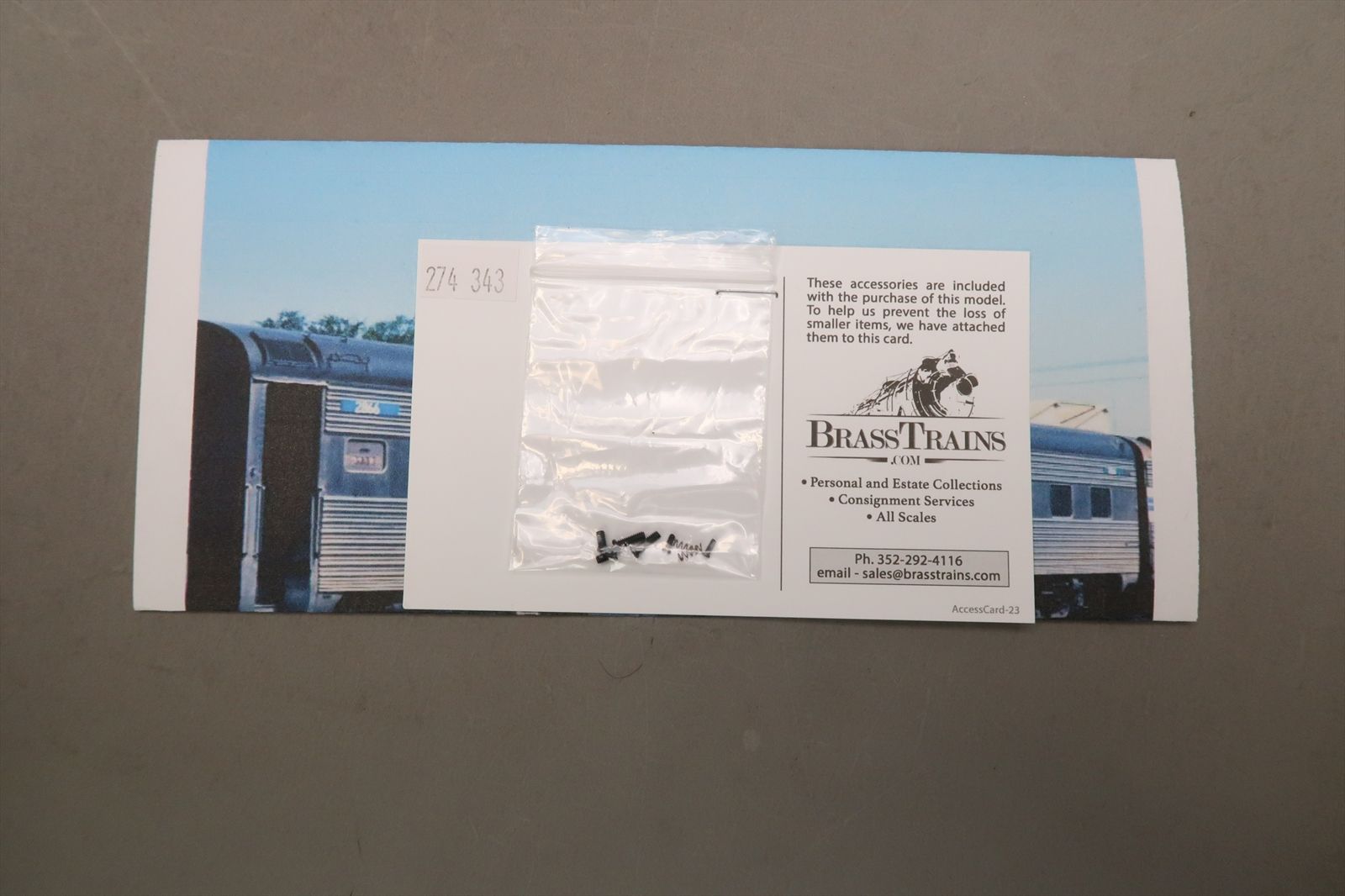 HO Brass Model - UTI 1084-1 1084-2866 SOU Southern Amtrak 10-6 Fluted ...