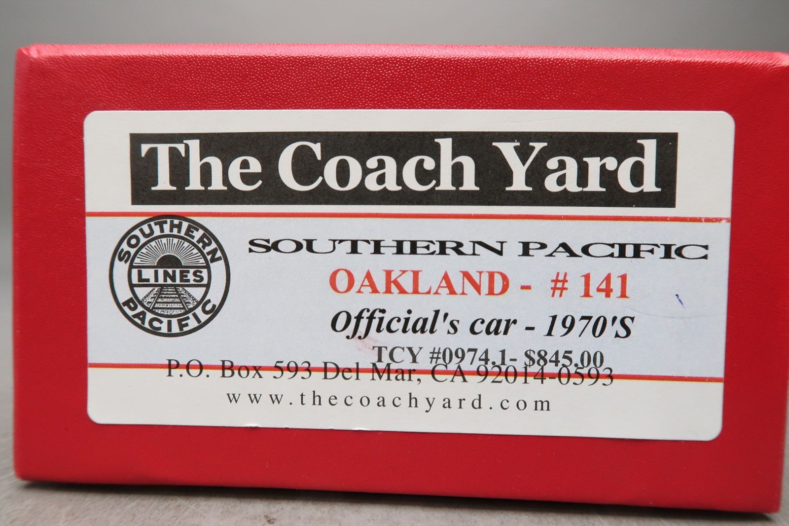 HO Brass Model - TCY 0974.1 SP Southern Pacific Business Observation ...