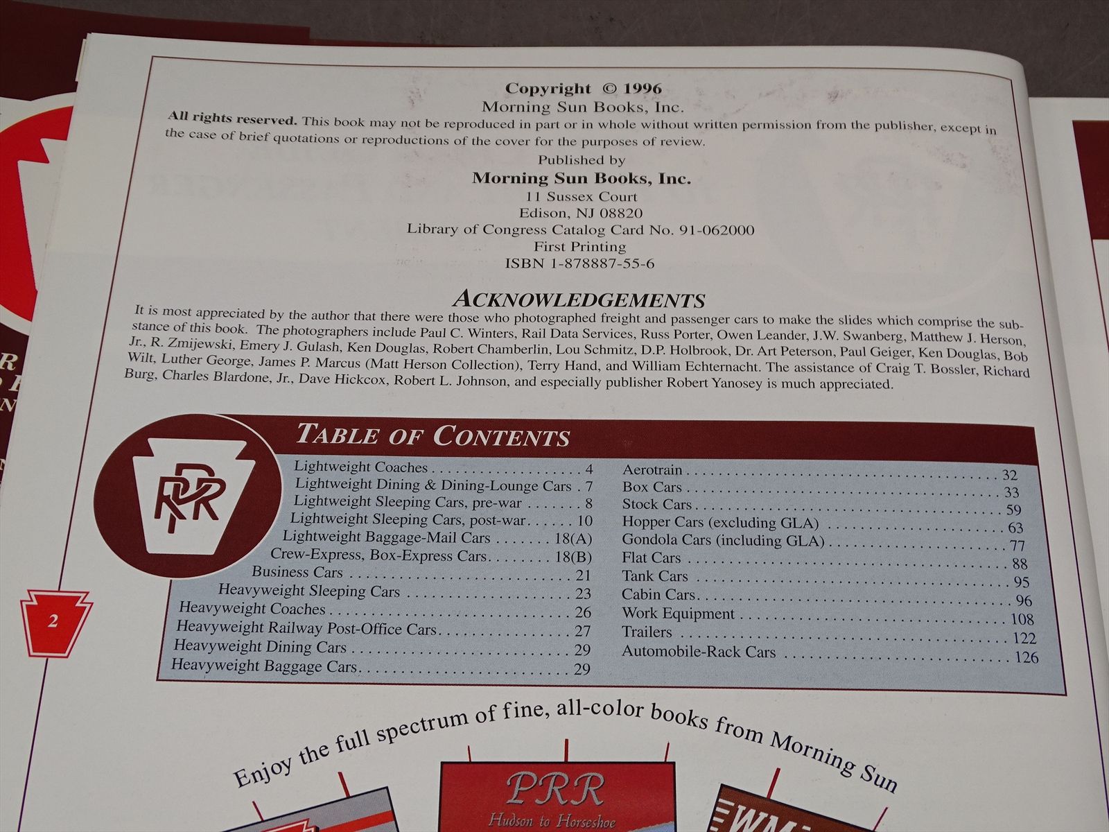 Railroad Book - PRR Color Guide to Freight and Passenger Equipment ...