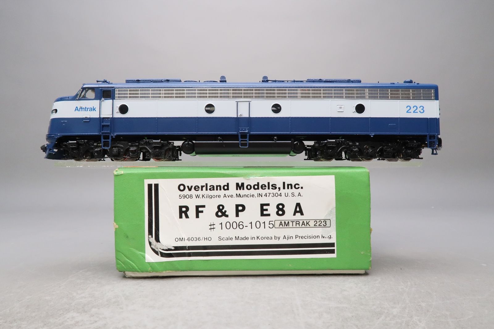 HO Brass Model - OMI 6036 RF&P as Amtrak E8 E8A #223 - Pro Paint ...