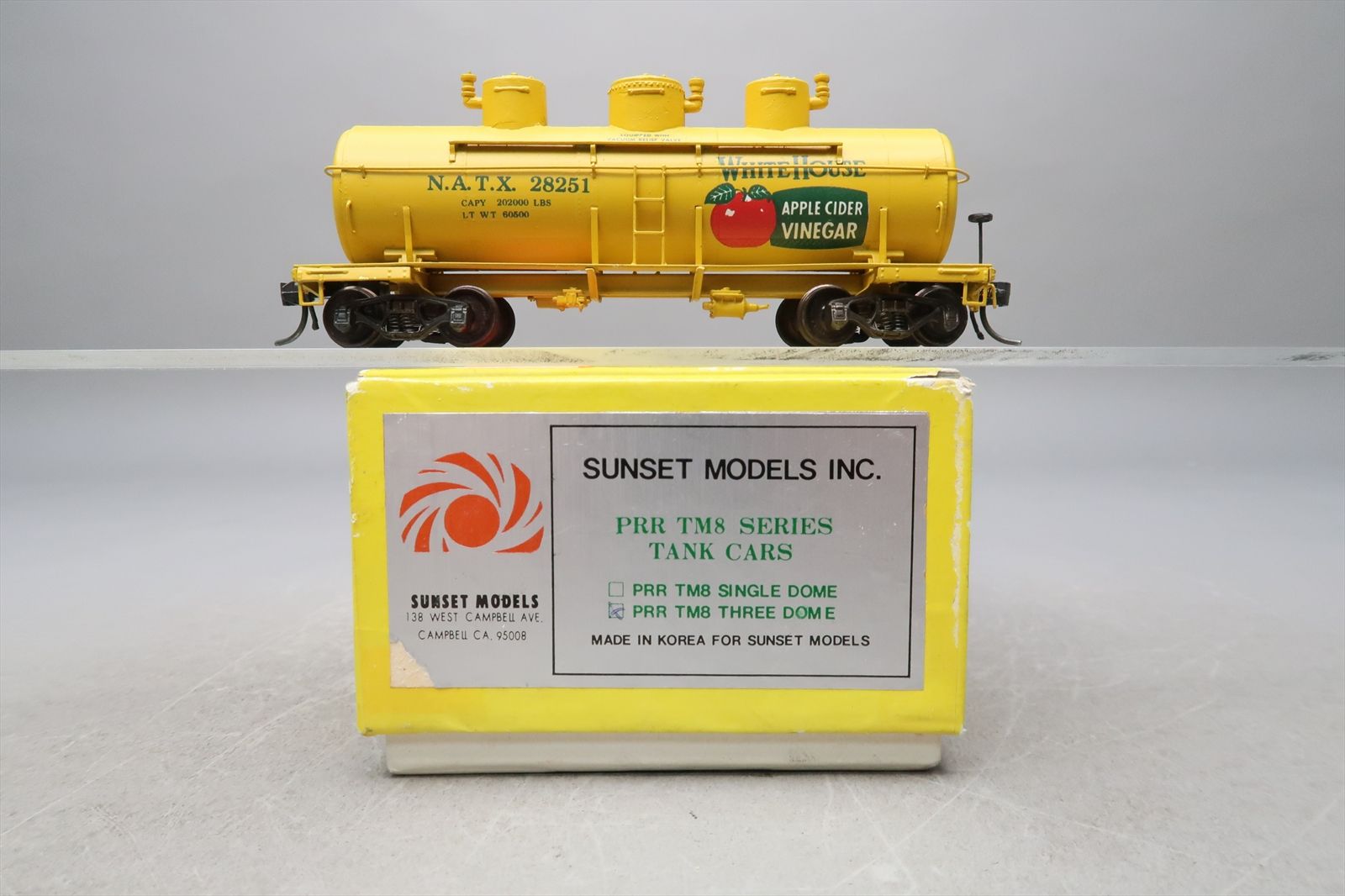 HO Brass Model - Sunset PRR as NATX White House Apple Cider Vinegar TM8 ...