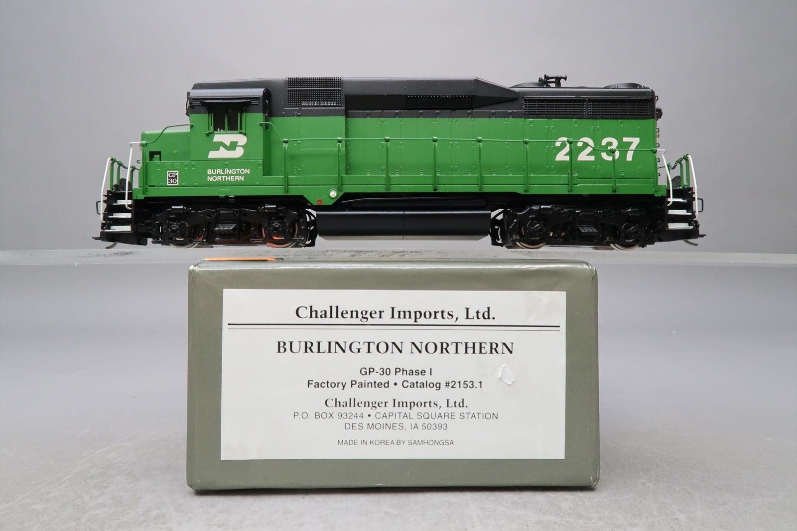 HO Brass Model - CIL 2153.1 BN Burlington Northern GP-30 Phase I #2237 ...