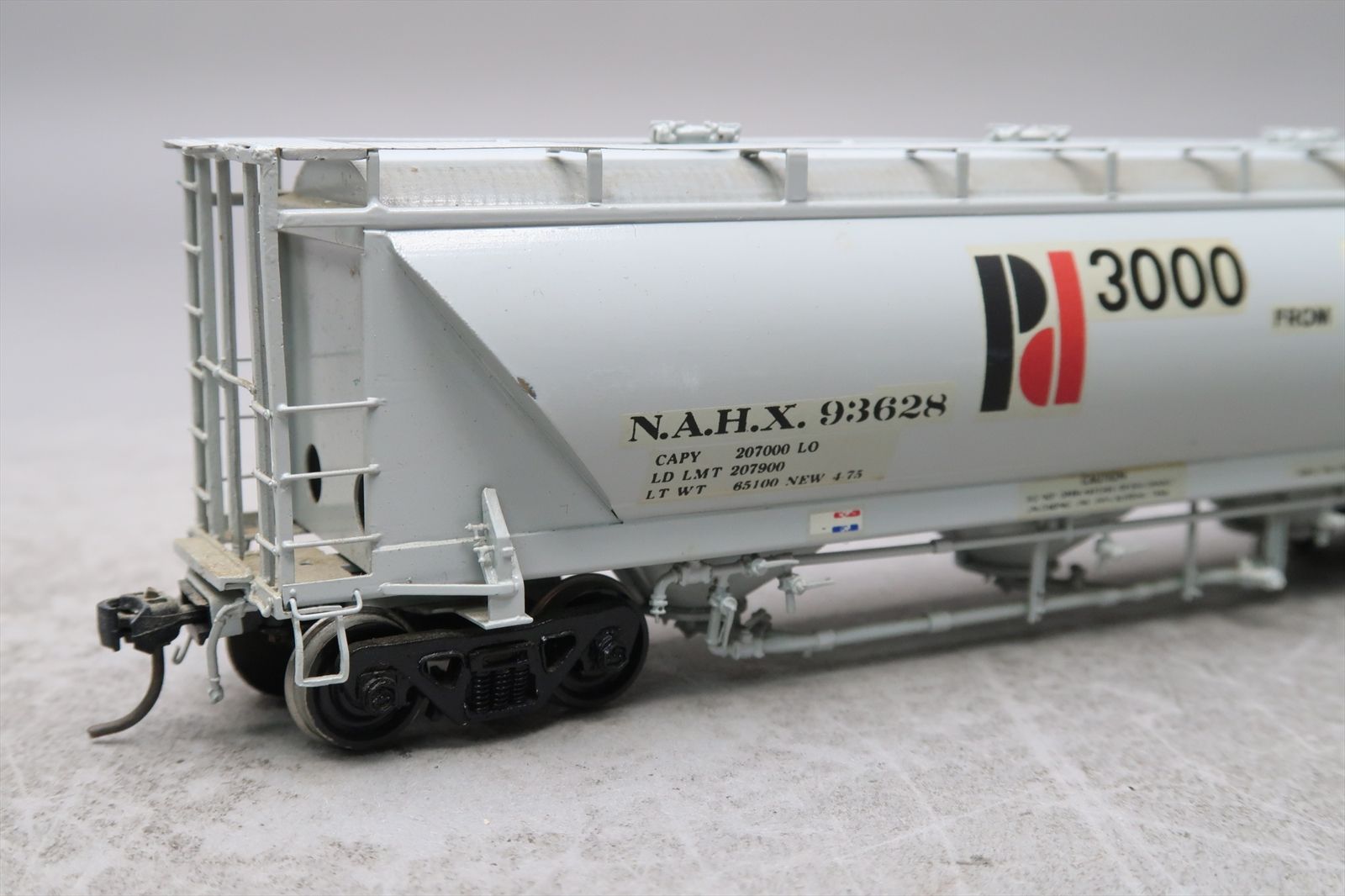 HO Brass Model - OMI 3001 NAHX Pd 3000 Covered Hopper #93628 - Custom ...