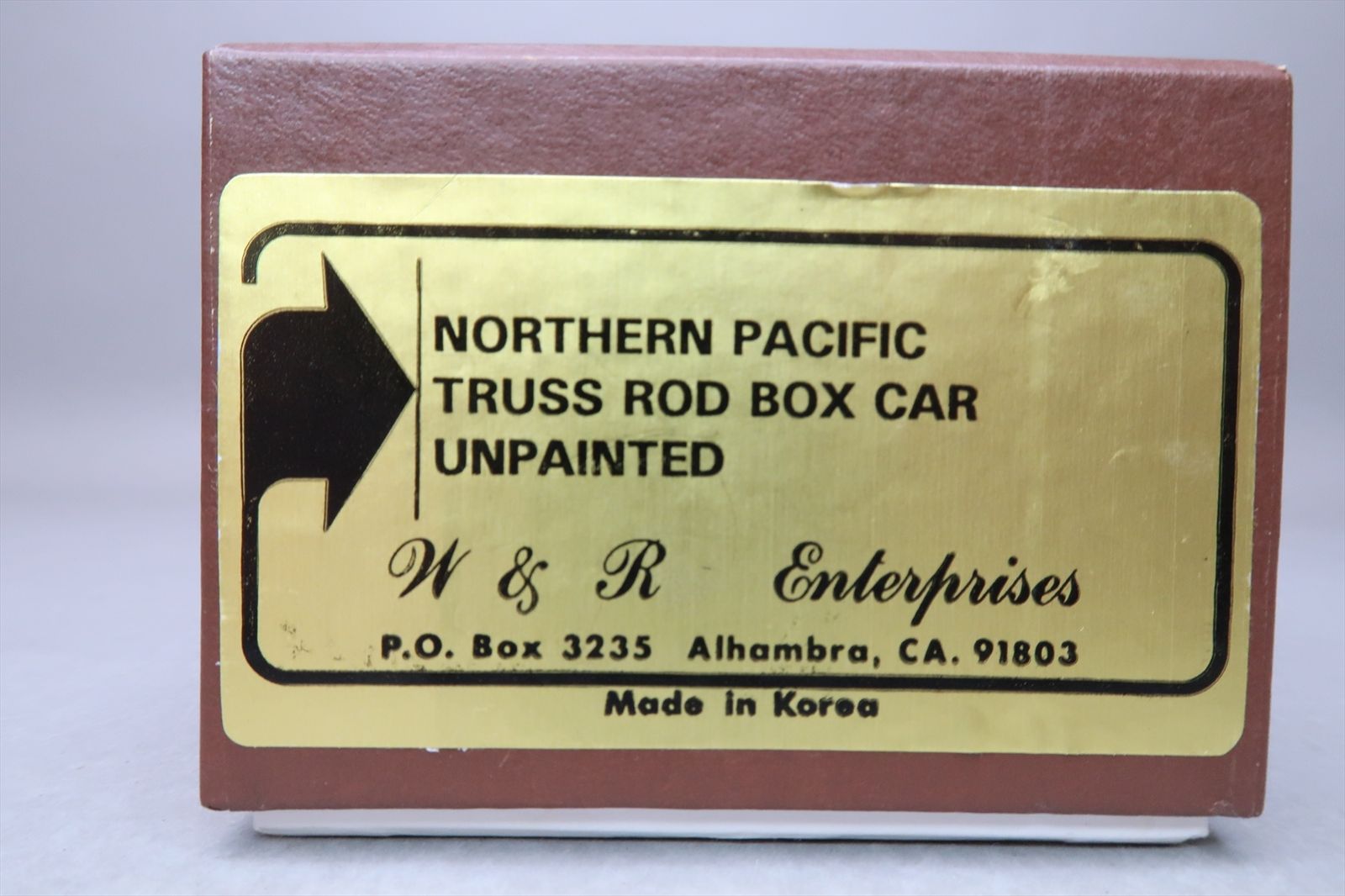 HO Brass Model - W&R NP Northern Pacific Truss Rod Boxcar Box Car ...