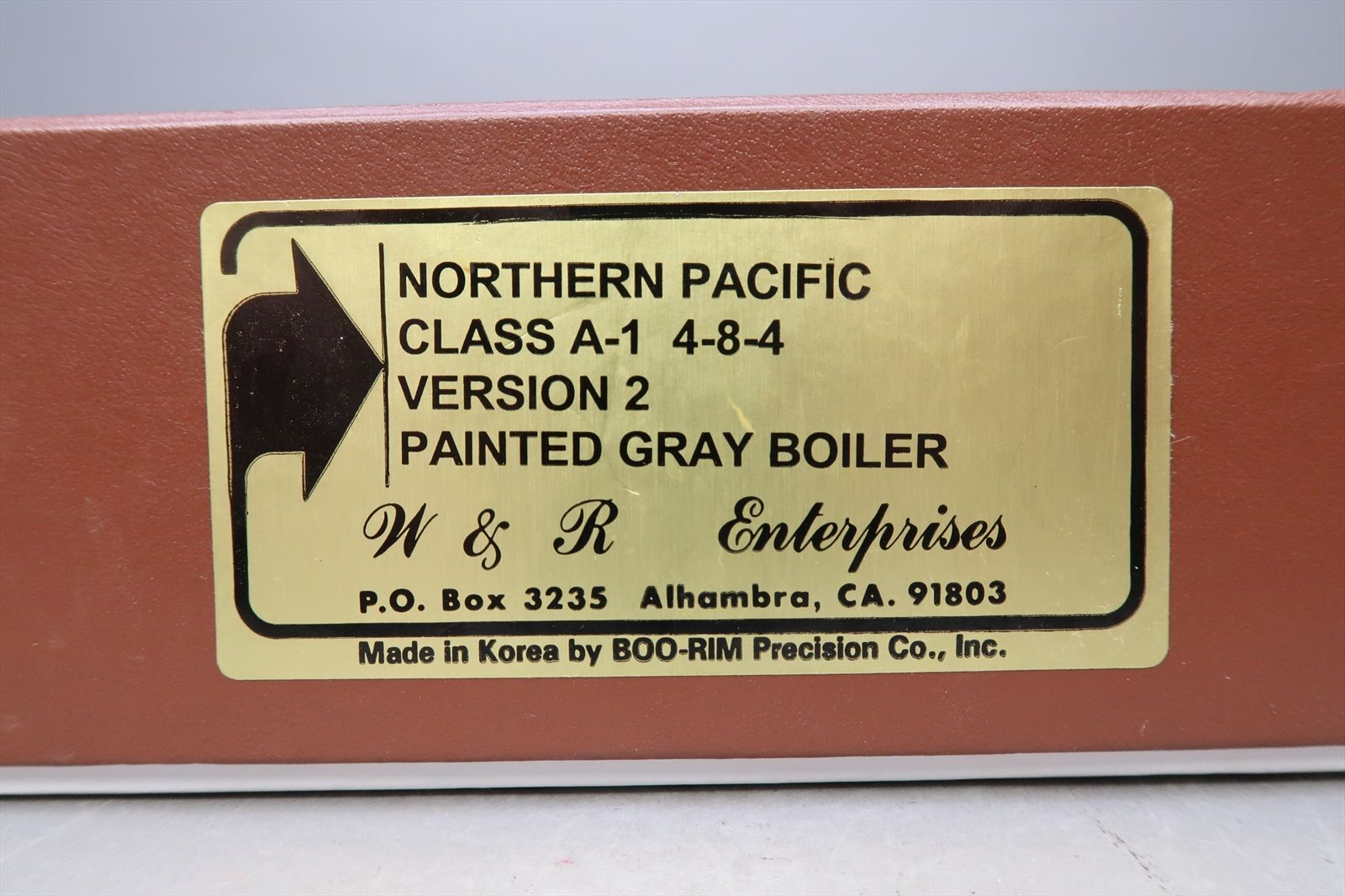 HO Brass Model - W&R Version 2 NP Northern Pacific A-1 4-8-4 Gray ...