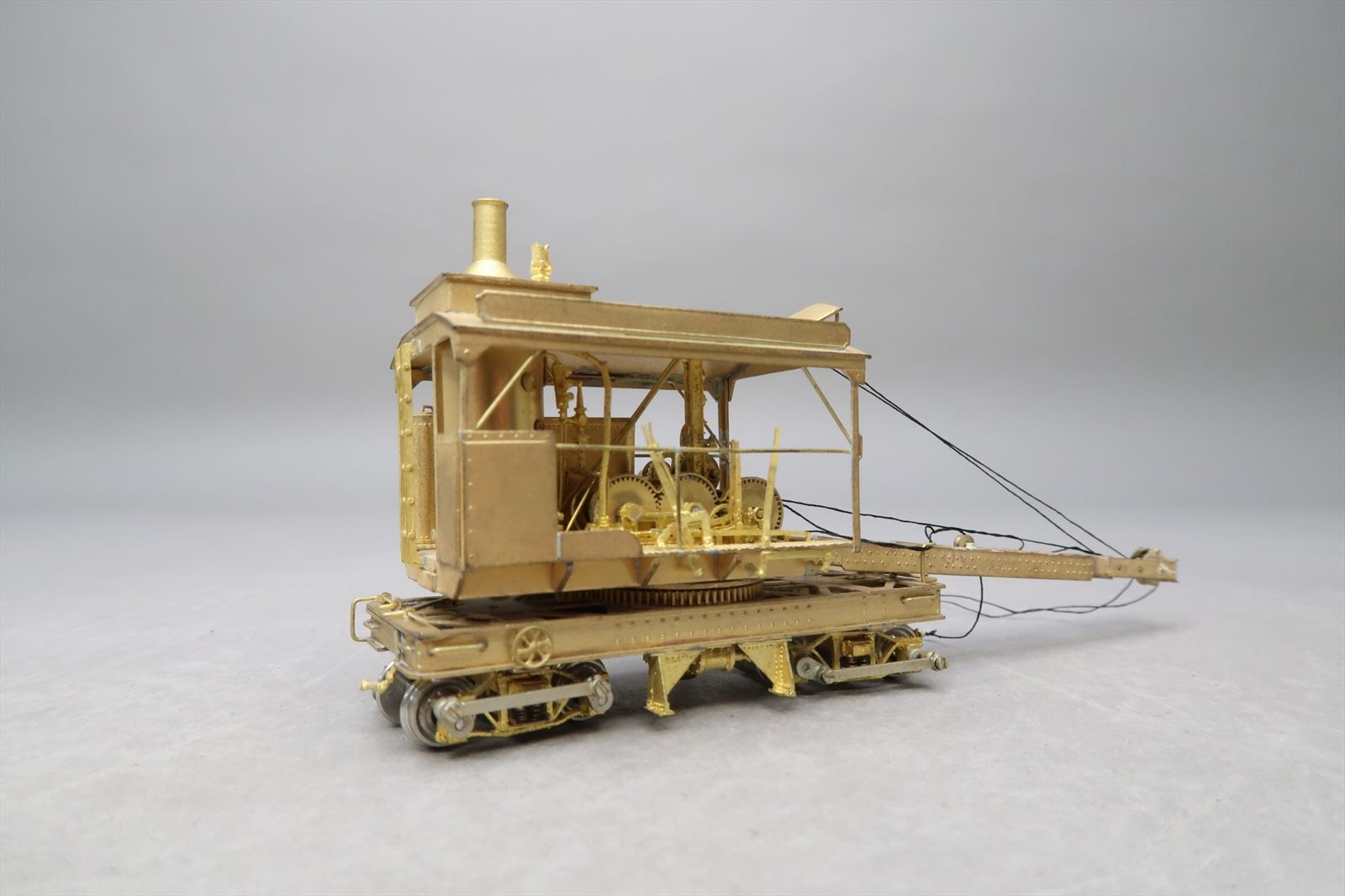 HO / HOn3 Brass Model - OMI 1332 A.H. Log Loader w/ Base - Unpainted ...