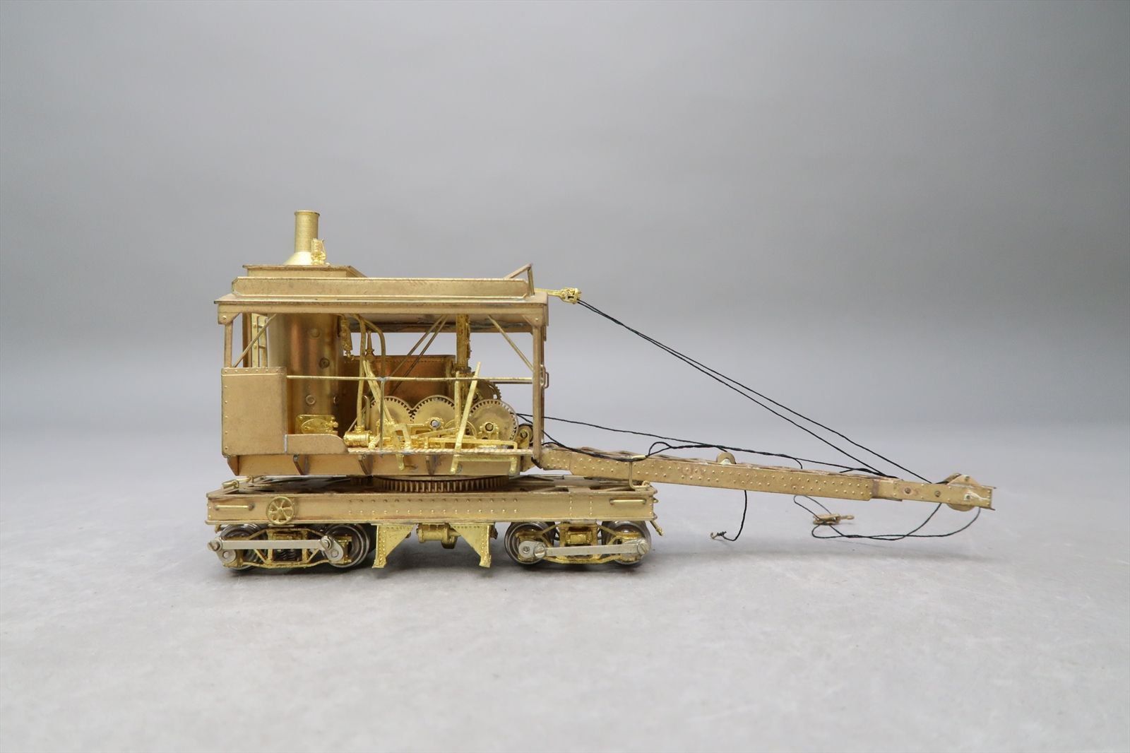 HO / HOn3 Brass Model - OMI 1332 A.H. Log Loader w/ Base - Unpainted ...
