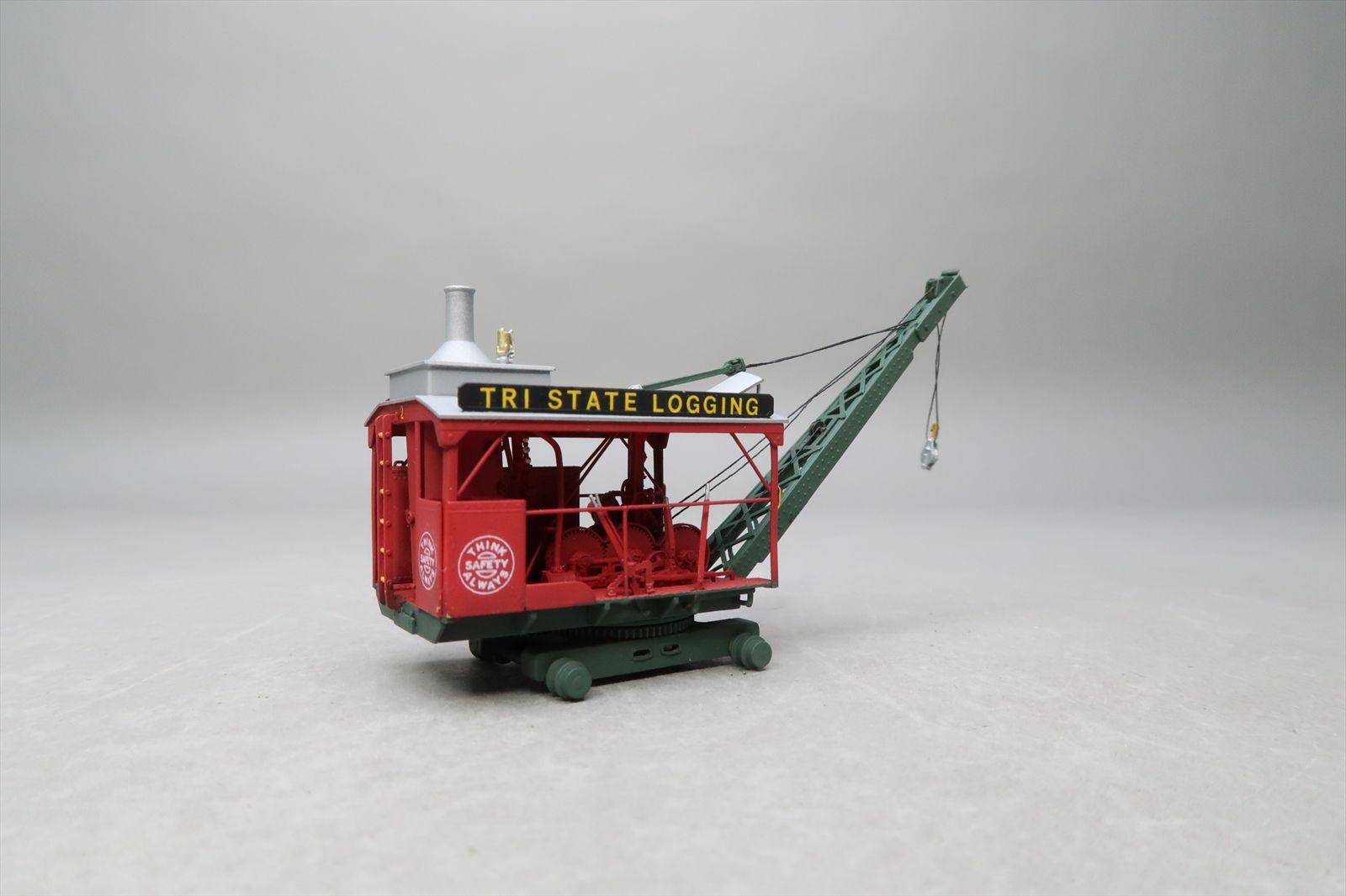 HO Brass Model - OMI 1333 Tri State Logging A.H. Log Loader On Dollies ...