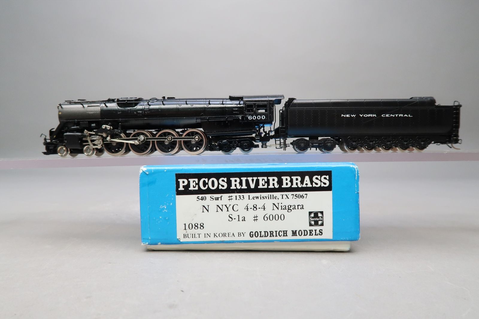 GOLDRICH MODELS PECOS RIVER BRASS Nゲージ 外国車両 蒸気機関車 SL 6022 Pecos River Brass O scale two rail group of four Santa Fe heavyweight  passenger cars - Painted