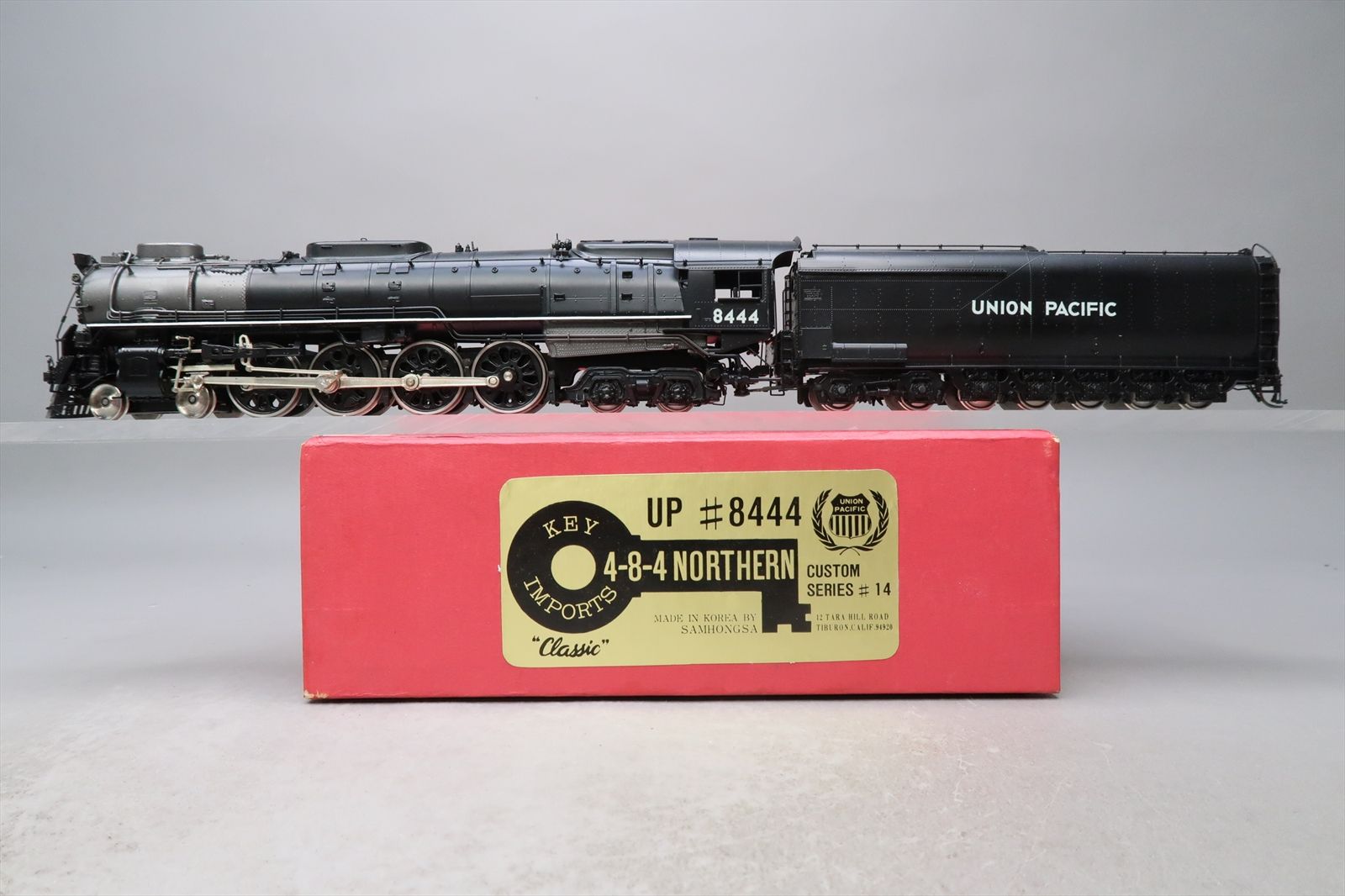 HO Brass Model - Key CS#14 UP Union Pacific 4-8-4 #8444 - F/P - 1984 ...