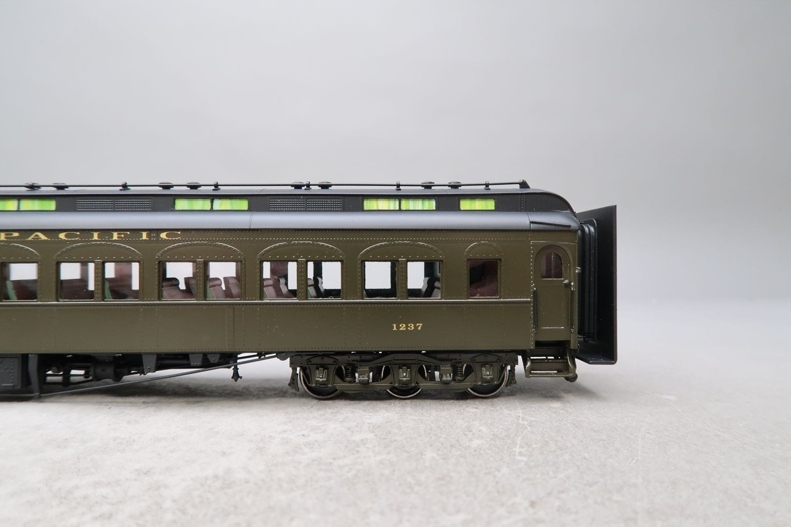 HO Brass Model - W&R NP Northern Pacific Coach Pullman Green #1237 - F ...