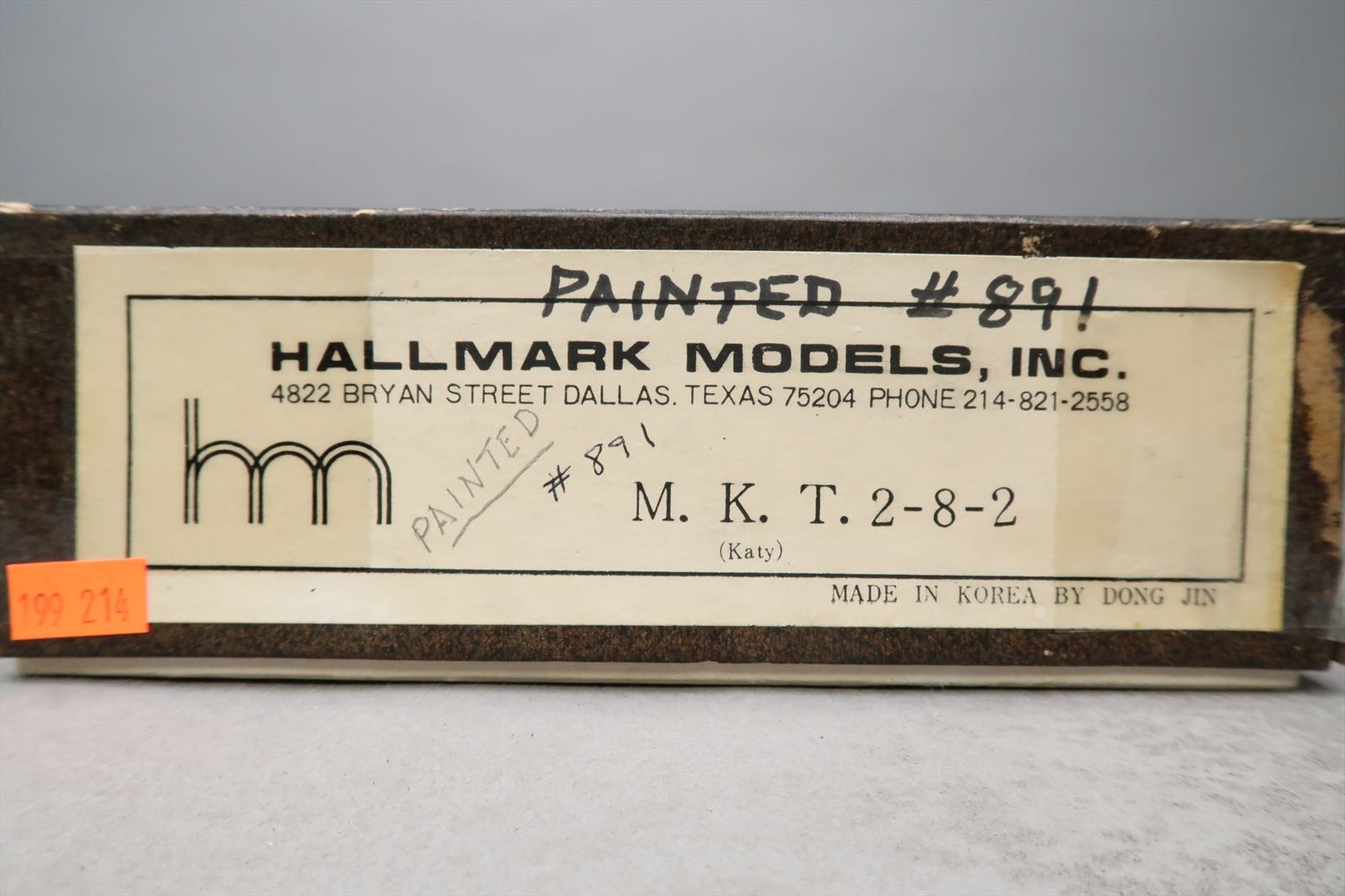 HO Brass Model - HM Hallmark MKT Katy Missouri Kansas Texas 2-8-2 #891 ...