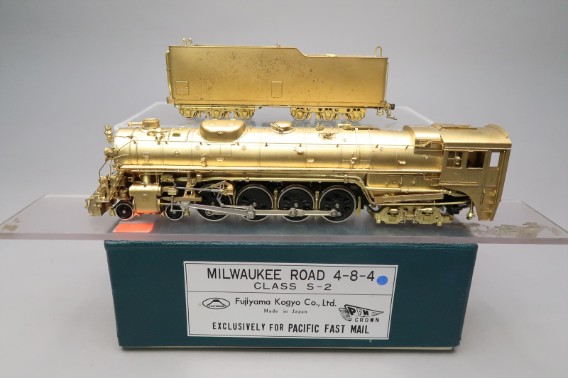 鉄道模型 Fujiyama Kogyo N.P 4-8-4 CLASS A.5 HO Brass PFM - Fujiyama NP - Northern Pacific 4-8-4 Class A-3