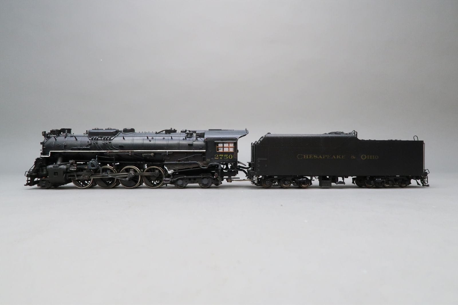 HO Brass Model - PSC 16620-1 C&O Chesapeake & Ohio K-4 2-8-4 #2750 - F ...