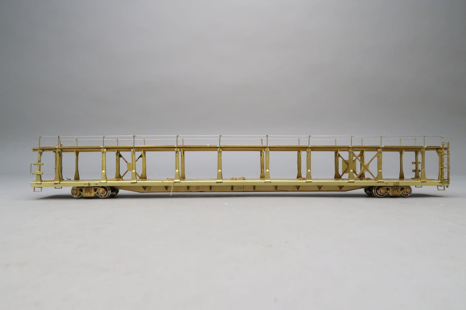 HO Brass Model - OMI 1354 Bi-Level Auto Rack Open Type - Unpainted ...