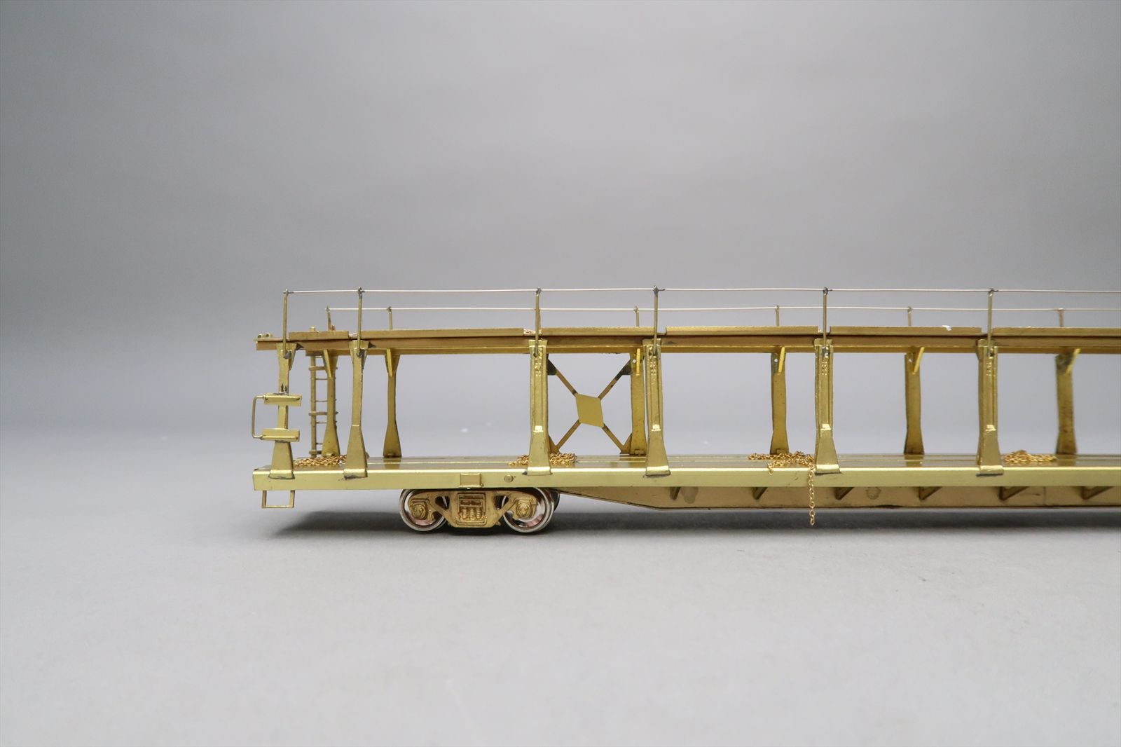 HO Brass Model - OMI 1354 Bi-Level Auto Rack Open Type - Unpainted ...